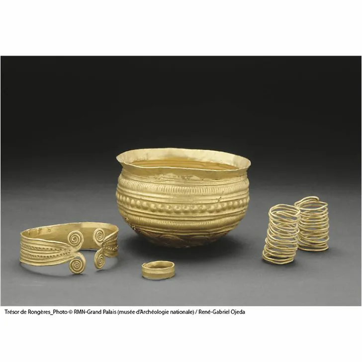 Boutiques de musées Bracelets-Bracelet du trésor de Rongères Plaqué or