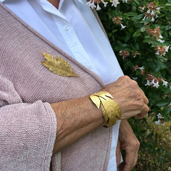 Boutiques de musées Bracelets-Bracelet Feuilles de laurier