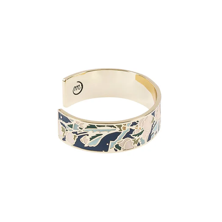 Boutiques de musées Bracelets-Bracelet jonc Hokusai - Cerisier et bouvreuil