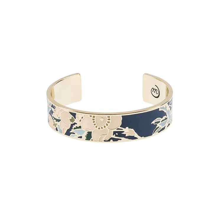 Boutiques de musées Bracelets-Bracelet jonc Hokusai - Cerisier et bouvreuil