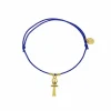 Sale Boutiques de musées Bracelet élastique avec charm Égyptien - Croix de Vie - Bleu