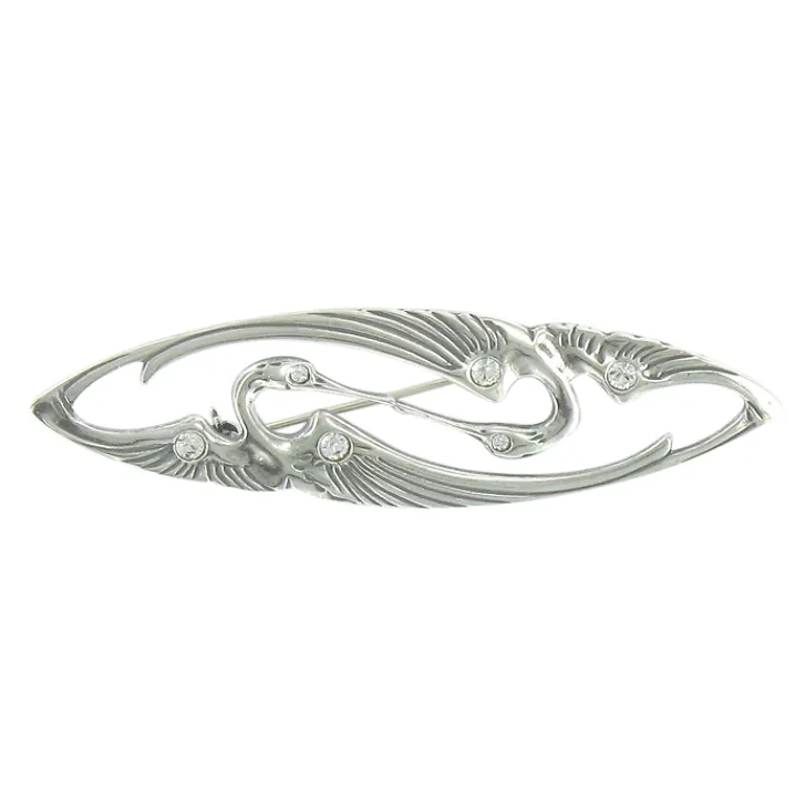 Online Boutiques de musées Broche Art nouveau Cigogne