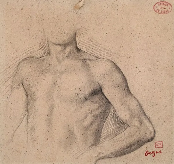 Outlet Boutiques de musées Buste de jeune homme nu (toiles sur châssis)