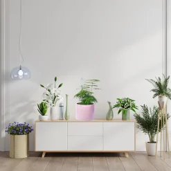 Boutiques de musées Art De La Maison-Cache-pot XXL - Béton Rose pastel