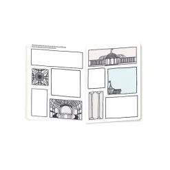 Online Boutiques de musées Cahier à dessin + stickers - Cumulo & Réséda Bleu - Grand Palais