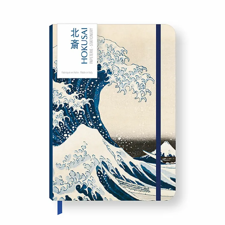 Boutiques de musées Cahiers Et Carnets-Cahier à élastique Katsushika Hokusai - La vague