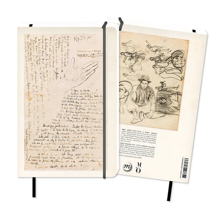Boutiques de musées Cahiers Et Carnets-Cahier à élastique Pablo Picasso - Étude de chiromancie