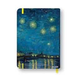 Boutiques de musées Cahiers Et Carnets-Cahier à élastique Vincent van Gogh - La Nuit étoilée, 1888
