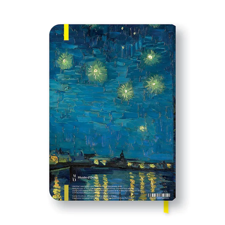 Boutiques de musées Cahiers Et Carnets-Cahier à élastique Vincent van Gogh - La Nuit étoilée, 1888