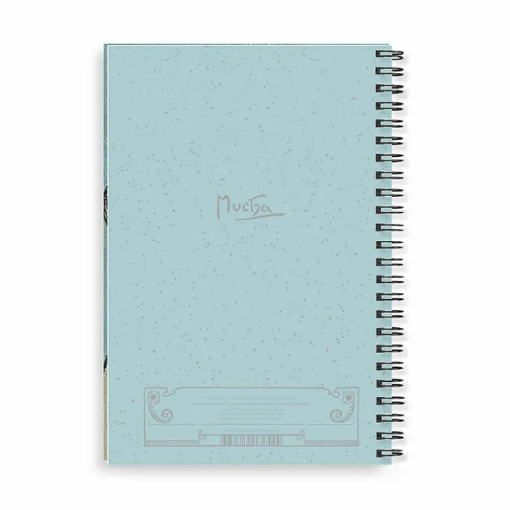 Discount Boutiques de musées Cahier à spirale Alphonse Mucha - La lune et les étoiles, 1902