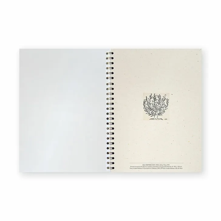 Boutiques de musées Cahiers Et Carnets-Cahier à spirale Henri Matisse - Arbre, Nice, 1951