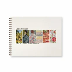 Boutiques de musées Cahiers Et Carnets-Cahier à spirale Léon Monet. Frère de l'artiste et collectionneur
