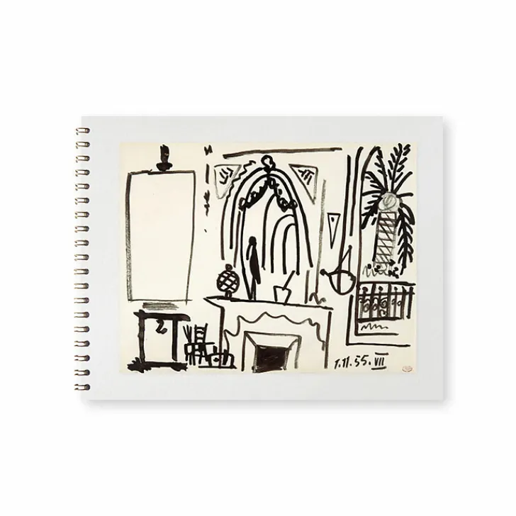 Best Boutiques de musées Cahier à spirale Pablo Picasso - Atelier de La Californie, Villa de Picasso et Jacqueline à Cannes, 1955