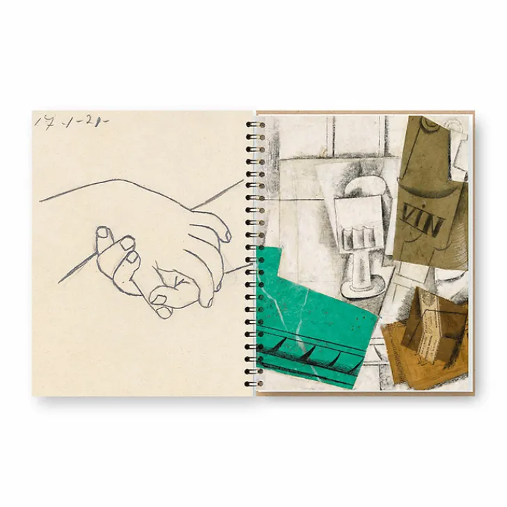 Boutiques de musées Cahiers Et Carnets-Cahier à spirale Picasso Célébration 1973-2023