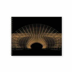 Boutiques de musées Cahiers Et Carnets-Cahier à spirale Wilmotte - Étude filaire du Grand Palais éphémère