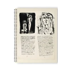 New Boutiques de musées Cahier à spirales Pablo Picasso - Poèmes et lithographies