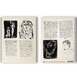 New Boutiques de musées Cahier à spirales Pablo Picasso - Poèmes et lithographies