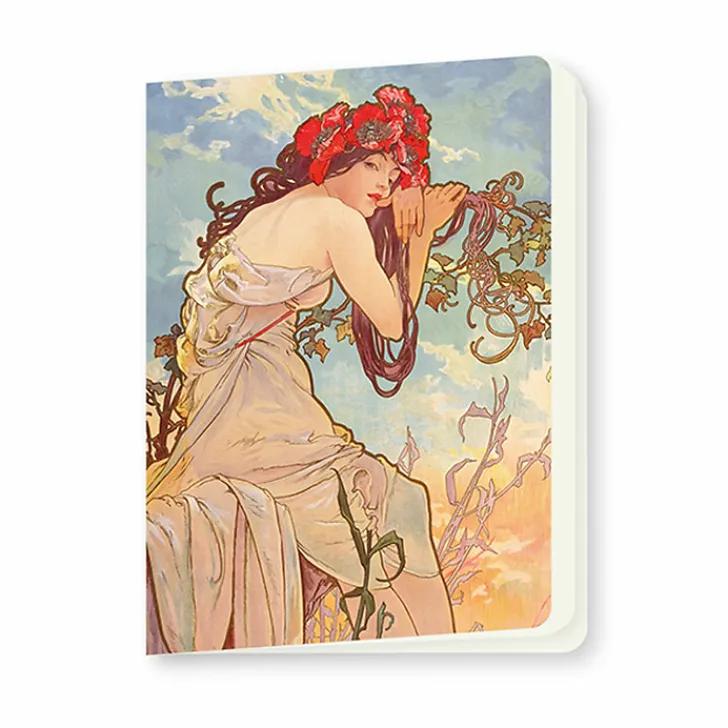 Boutiques de musées Cahiers Et Carnets-Cahier Alphonse Mucha - L'Été