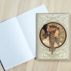 Sale Boutiques de musées Cahier Alphonse Mucha - Tête byzantine : brune, 1897