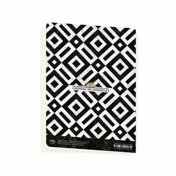 Boutiques de musées Cahiers Et Carnets-Cahier Château de Versailles - Dessin d'après le Dallage de la Cour de marbre (côté ville)