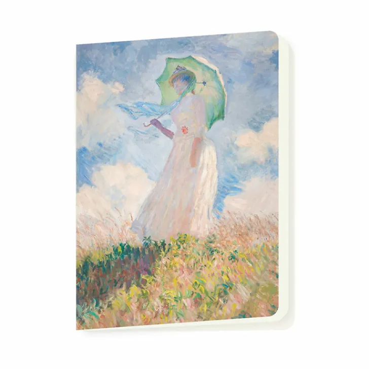 Boutiques de musées Cahiers Et Carnets-Cahier Claude Monet - Femme à l'ombrelle tournée vers la gauche