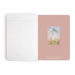 Boutiques de musées Cahiers Et Carnets-Cahier Claude Monet - Femme à l'ombrelle tournée vers la gauche