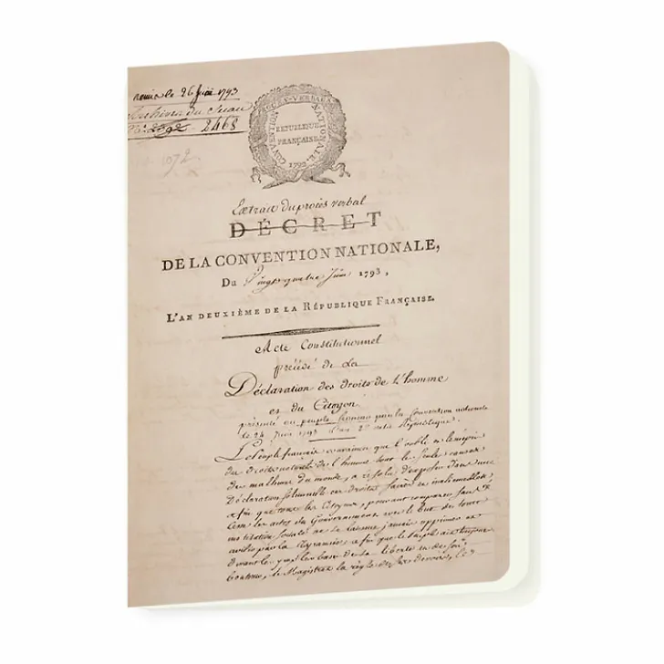 Boutiques de musées Cahiers Et Carnets-Cahier Déclaration des Droits de l'Homme et du citoyen