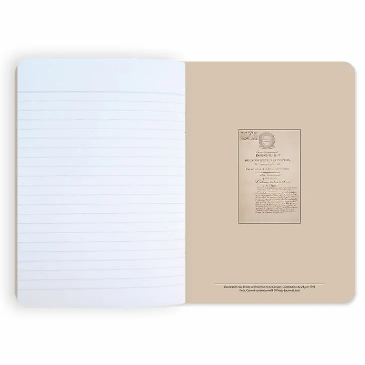 Boutiques de musées Cahiers Et Carnets-Cahier Déclaration des Droits de l'Homme et du citoyen