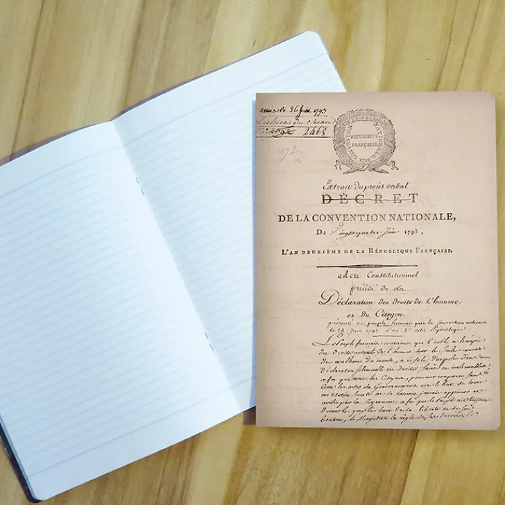 Boutiques de musées Cahiers Et Carnets-Cahier Déclaration des Droits de l'Homme et du citoyen