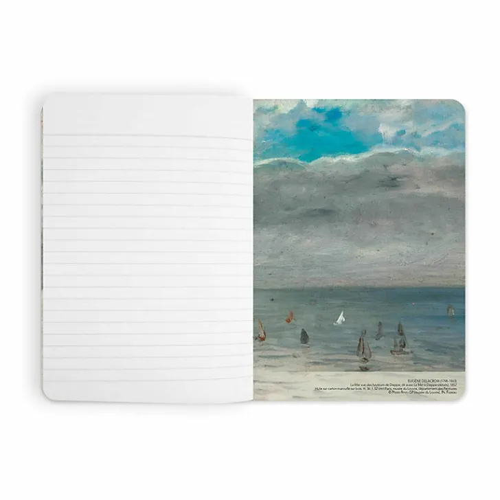 New Boutiques de musées Cahier Eugène Delacroix - La mer à Dieppe, 1852