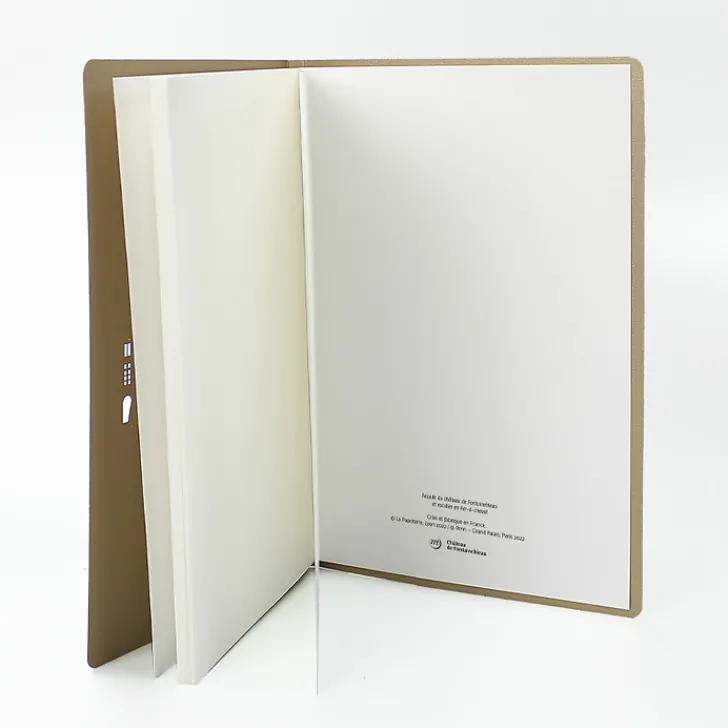 Boutiques de musées Cahiers Et Carnets-Cahier Façade du Château de Fontainebleau et escalier du Fer-à-cheval - Doré