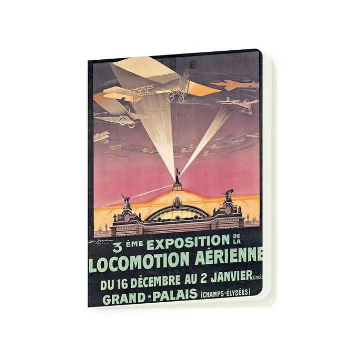 Boutiques de musées Cahiers Et Carnets-Cahier Georges S. Dorival - Affiche publicitaire pour le troisième Salon de l'aviation au Grand Palais, 1911