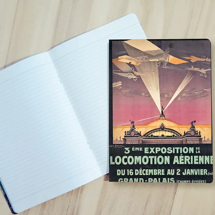 Boutiques de musées Cahiers Et Carnets-Cahier Georges S. Dorival - Affiche publicitaire pour le troisième Salon de l'aviation au Grand Palais, 1911