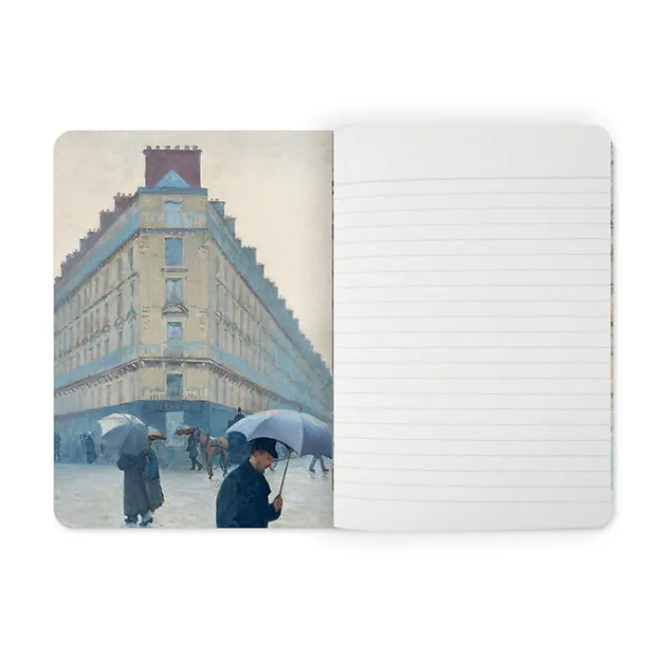 Boutiques de musées Cahiers Et Carnets-Cahier Gustave Caillebotte - Rue de Paris, temps de pluie, 1877