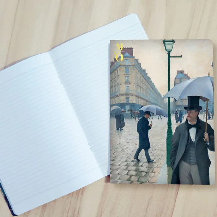 Boutiques de musées Cahiers Et Carnets-Cahier Gustave Caillebotte - Rue de Paris, temps de pluie, 1877