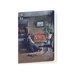 Boutiques de musées Cahier Harriet Backer - Intérieur bleu, 1883