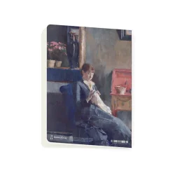 Boutiques de musées Cahier Harriet Backer - Intérieur bleu, 1883