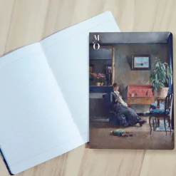 Boutiques de musées Cahier Harriet Backer - Intérieur bleu, 1883