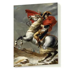 Boutiques de musées Cahiers Et Carnets-Cahier Jean-Louis David - Le Premier Consul franchissant le Grand-Saint-Bernard, 1801