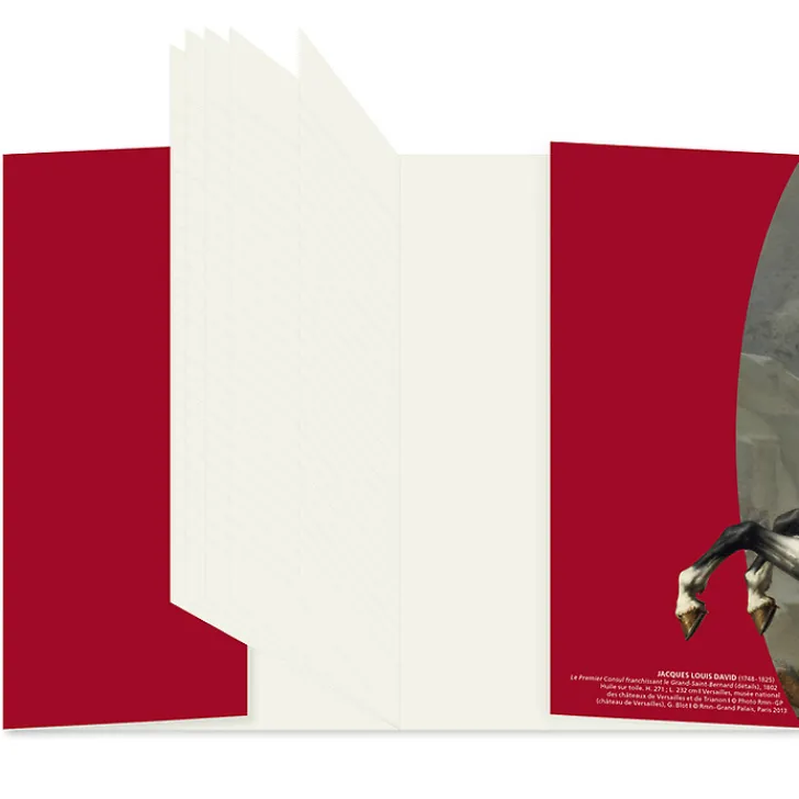 Boutiques de musées Cahiers Et Carnets-Cahier Jean-Louis David - Le Premier Consul franchissant le Grand-Saint-Bernard, 1801