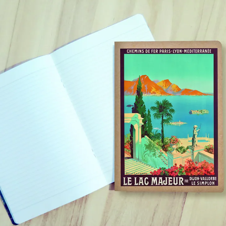 Boutiques de musées Cahiers Et Carnets-Cahier Julien Lacaze - Le lac majeur par Dijon-Vallorbe, Le Simplon