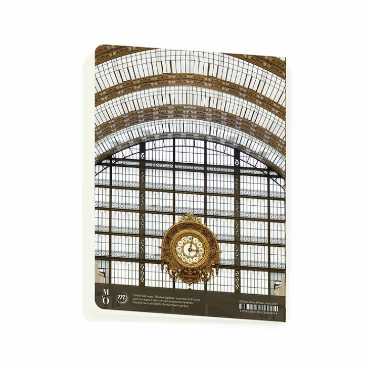 Boutiques de musées Cahiers Et Carnets-Cahier La verrière et la grande horloge du musée d'Orsay, 1900