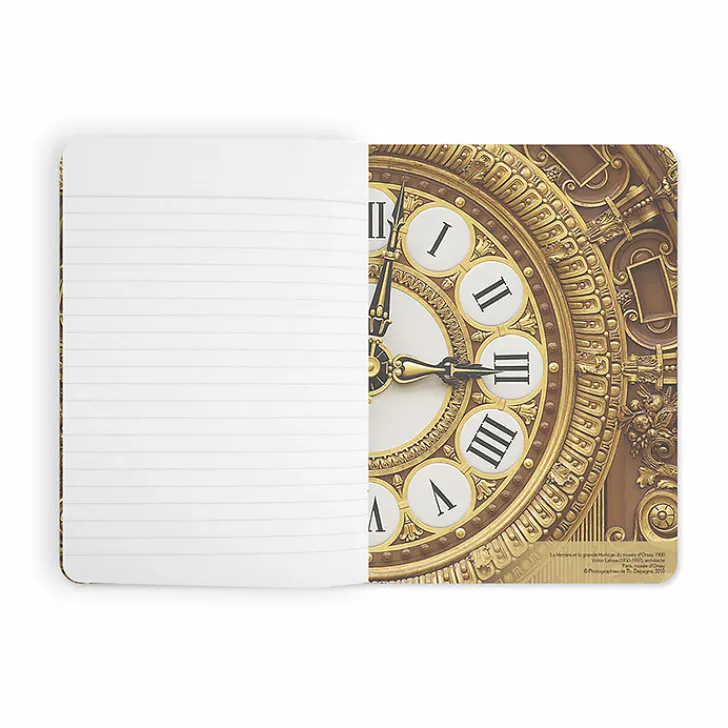 Boutiques de musées Cahiers Et Carnets-Cahier La verrière et la grande horloge du musée d'Orsay, 1900
