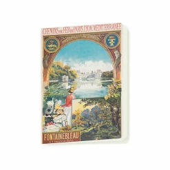 Boutiques de musées Cahiers Et Carnets-Cahier Louis Trinquier-Trianon - Chemins de fer de Paris-Lyon-Méditerranée : Fontainebleau à 1 heure de Paris, vers 1900