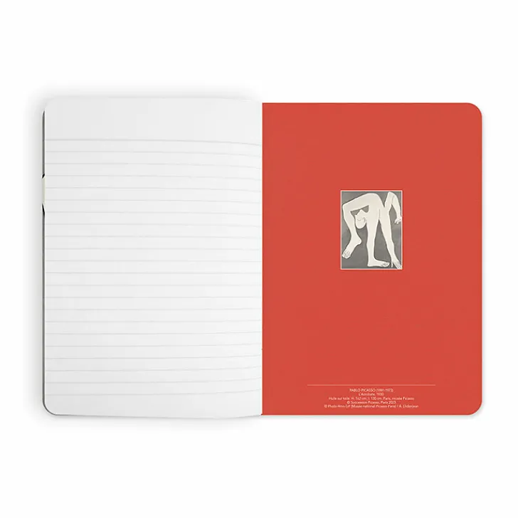 Online Boutiques de musées Cahier Pablo Picasso Célébration 1973-2023 - L'Acrobate, 1930 - Fond orange