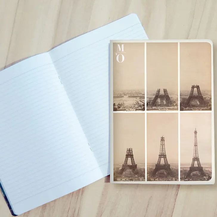 Boutiques de musées Cahiers Et Carnets-Cahier Théophile Féau - La Tour Eiffel en construction, 1887-1889
