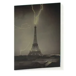 Boutiques de musées Cahier "Tour Eiffel foudroyée"