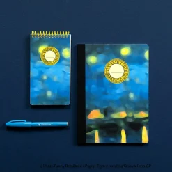 Online Boutiques de musées Cahier Vincent van Gogh - La Nuit étoilée - Orsay x Papier Tigre - A5