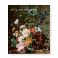 Boutiques de musées Calendriers Et Agendas-Calendrier 2026 - Bouquets du Louvre - 15,5x18cm