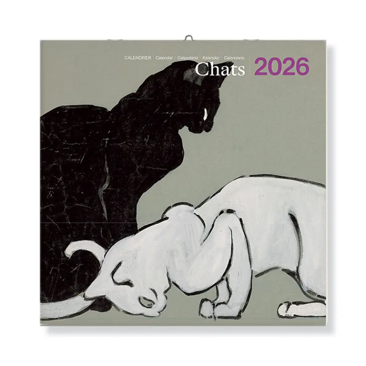 Boutiques de musées Calendriers Et Agendas-Calendrier 2026 - Chats - 30x30 cm
